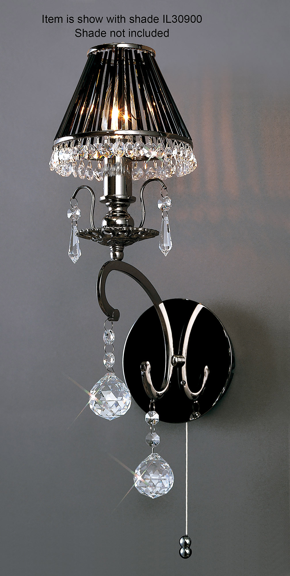 Pescara Crystal Wall Lights Diyas Armed Wall Lights